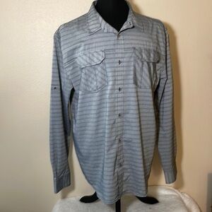 Prana Long Sleeve Button Down Size XL